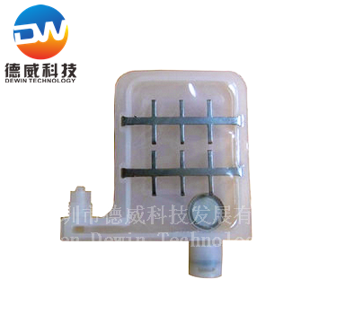 白色圆口双铁片大墨囊